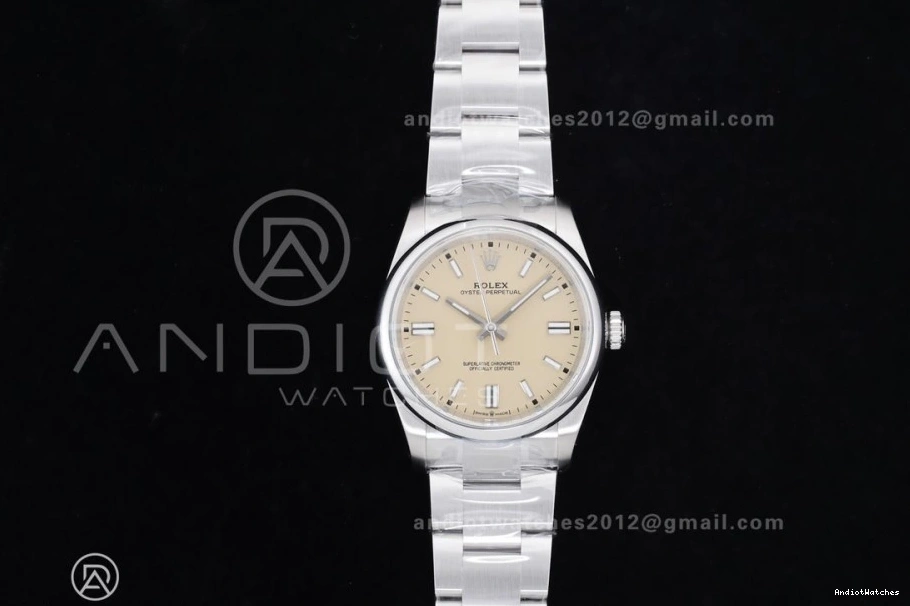 Dial VR 1:1 Steel 126000 904L HighPerformance Beige 957 36mm KRF Best Edition Oyster Perpetual 0729